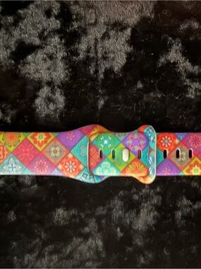 Colorful Mosaic Pattern Apple LadiesWatch Band - Multicolor